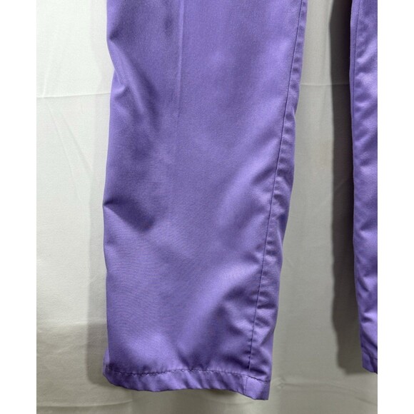 Reina Purple Drawstring Staright Leg Scrub Pants Size Medium - Picture 2 of 6